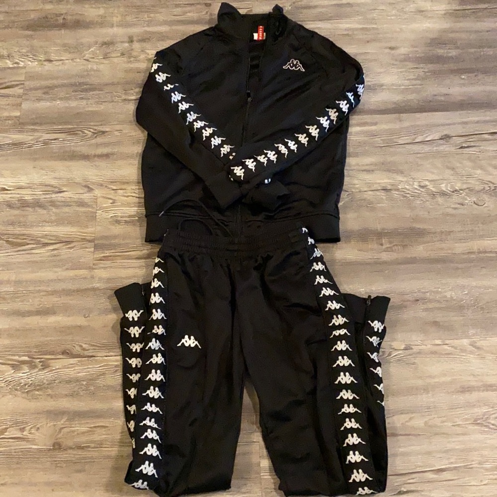 Boys Kappa tracksuit size small